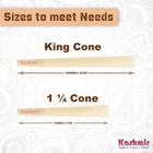 Unbleached Pre Rolled Cones King Size Rolling Paper Cones 100 Ct By Kashmir