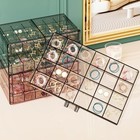 Cosmetic Makeup Organizer Jewelry Box Storage Display Earring Necklace 3 Drawers