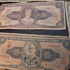 Brazil Paper Money Lot Of 22 Banknotes Cruzeiro 1 5 10 20 50 Vintage Currency