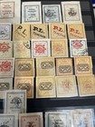 Middle East Vintage Imperf Lot On Page