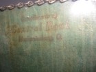 Old Rectangular Advertising Flue Cover  Central Bank Mechanicsburg Ohio