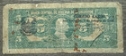 El Salvador Scarce 5 Colones  diosa  Design 1934 Serie A