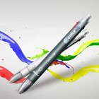 6-in-1 Multicolor Ballpoint Pen Set 5 Colors With 1 Automatic Pencil And Eraser