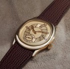 Mirage Gold Watch Dali Paris Crash Melting Vintage Rare French Homage Irregular