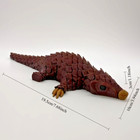 Pangolin Wildlife 3d Printed Toy Model Realistic Figure Flexible Ornament 7  