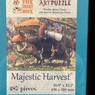 Wooden Jigsaw Puzzle For Adults By Foxsmartbox - 487 Pieces - Majestic Harvest