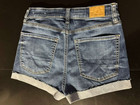 American Eagle Stretch Blue Denim Shorts Size 2