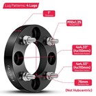 4pcs 1    4x110 Wheel Spacers For Honda Rancher 350 400 420 Recon 250 Rincon 650