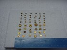 55 Used Solid Brass Small Watch Gears Steampunk Altered Art Parts Repair  24