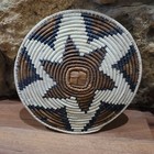 Zulu Mbenge South African Woven Coil Basket 12 1 2   Handmade Wall Hanging Decor