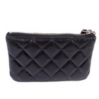 Chanel Cc Ghw Card Case Coin Case Patent Leather