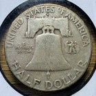 1948-d Franklin Half Dollar - Actual Coin Shown - Free Ship - 90  Silver Inv 145