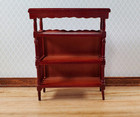 Dollhouse 4 Shelf Bookcase Bookshelf Shelves 1 12 Scale Miniature Furniture