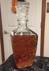 Liquor Whiskey Decanter Vintage Glass Crystal Bottle Wine Stopper Bar Scotch Rum