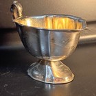 Antique 1910s American Silver Co  Silver Plated German Silver Gravy Boat 
