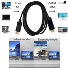 Display Port To Hdmi Cable Dp Adapter Converter Audio Video Pc Hdtv 1080p 60hz