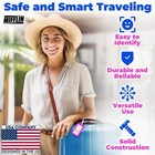 Mifflin-usa Luggage Tags  assorted  6 Pk   Bag Tag For Baggage  Suitcase Tags Bu
