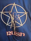 Rush Starman Embroidered Varsity Style Jacket  Leather Sleeves Xl 