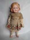 Rare Antique German Goebel Character Bisque Head Doll 6  Original Outfit Dress