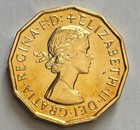 Great Britain 3 Three Pence 1970 - Portcullis - 12-sided - Proof