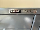 Vintage Mayline C-file 5 Shelf Flat File Metal Cabinet