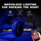 Rgb Led Rock Lights Kit 4 Pods Bluetooth App Control Music Mode 12v Off Road