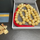 Natural Amber Misbaha Tasbih 45 Prayer Beads 13mm 74g