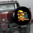 Funny Sarcastic Thickened Spare Tire Cover No Camera Hole