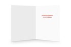 Patriotic Santa Claus Christmas Card - 18 Holiday Cards   19 Envelopes