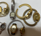 Vintage Group Of Ladies Older Wrist Watches  Steampunk art