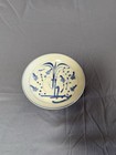 Vietnamese Blue   White Porcelain Plate Possible Antique 6 5    Folk Art
