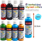 Professional Grade Fabric Paint For Clothes Permanent Set Of 8 Colors 100ml Each