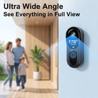 Wireless Smart Video Doorbell Intercom System Wifi 1080p Door Camera W  Bell