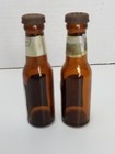 Knickerbocker Beer Set Of 2 Vintage Bottle Salt Pepper Shakers Brown Glass