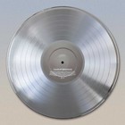 Coldplay  parachutes   Gold Lp Record Wall Art