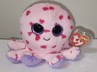 Ty Beanie Boos Bubbles The Valentines Day Octopus  japan Tags  6 Inch  New Mwmts