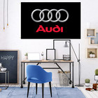 Audi Turbo Banner 3x5 Ft Flag Large Racing Car Show Sign Garage Shop Signs New