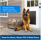 Extreme Weather Aluminum Pet Door - Most Energy Efficient Pet Door - Extra Large