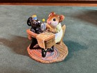 Wee Forest Folk Miss Bobbin M-040 Mouse Figurine  Signed  Box  Retired