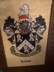 Lyons Family Crest Coat Of Arms Plaque By Castle Heraldics Dublin Hand Painted