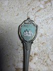 Lot Of 2 Vintage Connecticut Souvenir Spoons Mystic Seaport Charter Oak