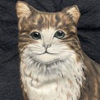 Vintage Tabby Cat 3d Pillow Decor Kitten Pillow 13    X 8    - Free Shipping