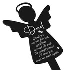 Dad Memorial Grave Marker Acrylic Angel Cemetery Garden Stake Waterproof Ceme   