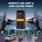 Portable Air Pump Tire Inflator 150psi With Digital Gauge rechargeable Emergency