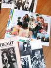 Heart Ann Nancy Wilson Rare 16  Lot Magazine Vtg Clippings Posters 1976 - 1980