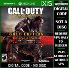 Call Of Duty Advanced Warfare Gold Edition Xbox One Key Argentina Region    vpn Ww