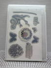 Stampin Up Precious Butterflies Rubber Stamp Set Of 9 