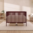 Baby Crib 5-in-1 Convertible Full Size Cherry 3 Mattress Heights 657 C Dream