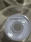 Set Of 2 Anthropologie White Tree Yuletide Stemless Wine Glass Christmas Glasses