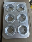 Vtg Rema Air Bake  Muffin Cupcake Pan  6 Well  Aluminum Double-wall   4595120